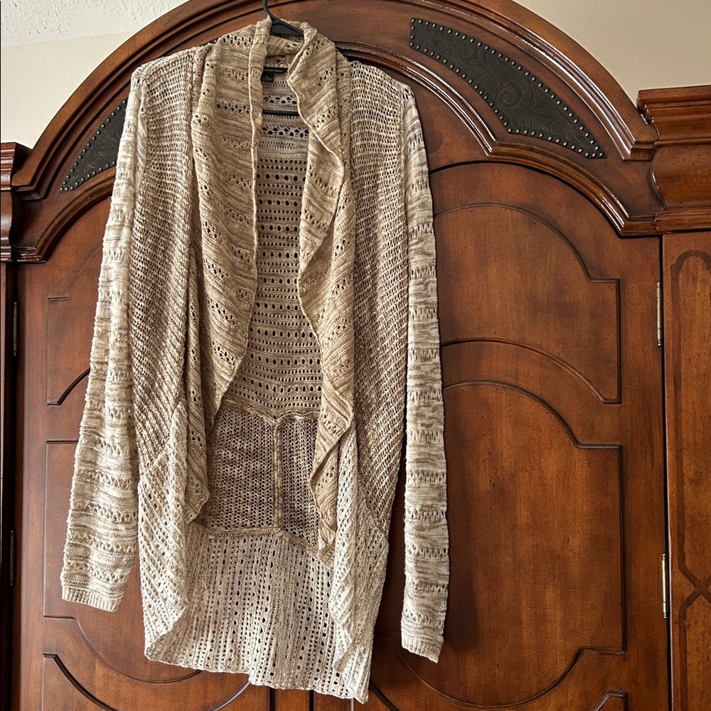 Women's Beige Knit Sweater
